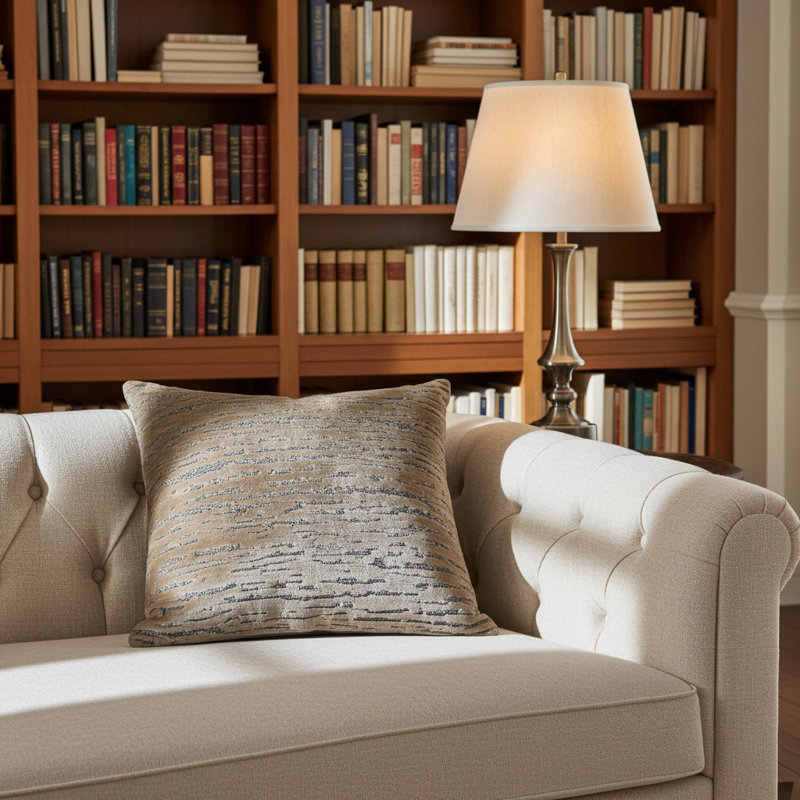 Oreiller de luxe Harlow Buttercup, 16 po x 1 po, Coussin décoratif