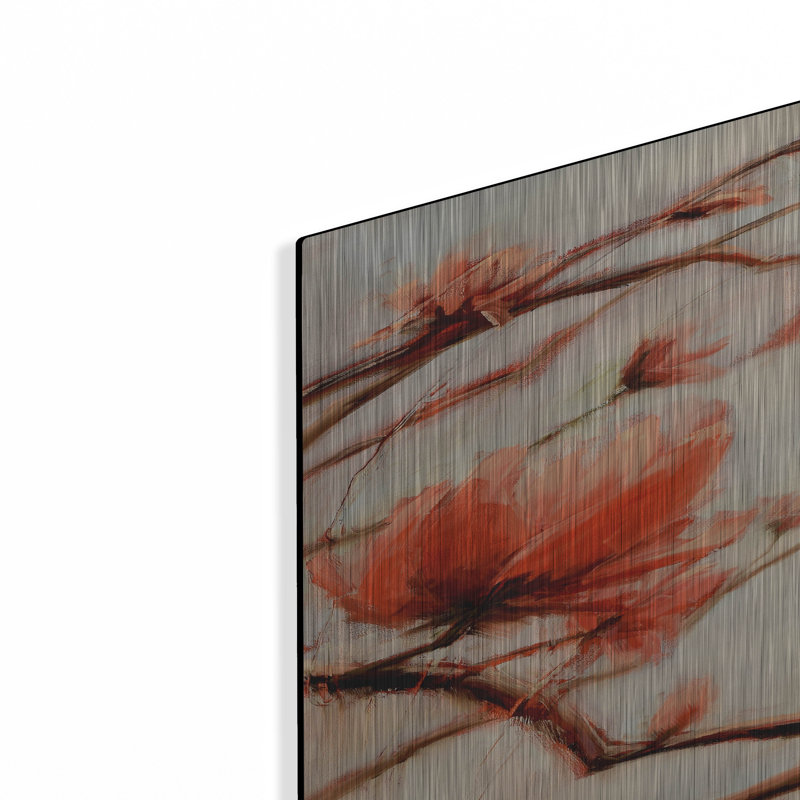 Art mural en métal luxueux «Flush With Poss possibilités» par Holly Van Hart, 24 po x 36 po, H 36 po x l 24 po
