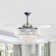 42" Lucan 3 - Blade Smart Ceiling Fan With 3CCT Dimmable LED Lights And Remote Control, Compatible with Alexa/Google