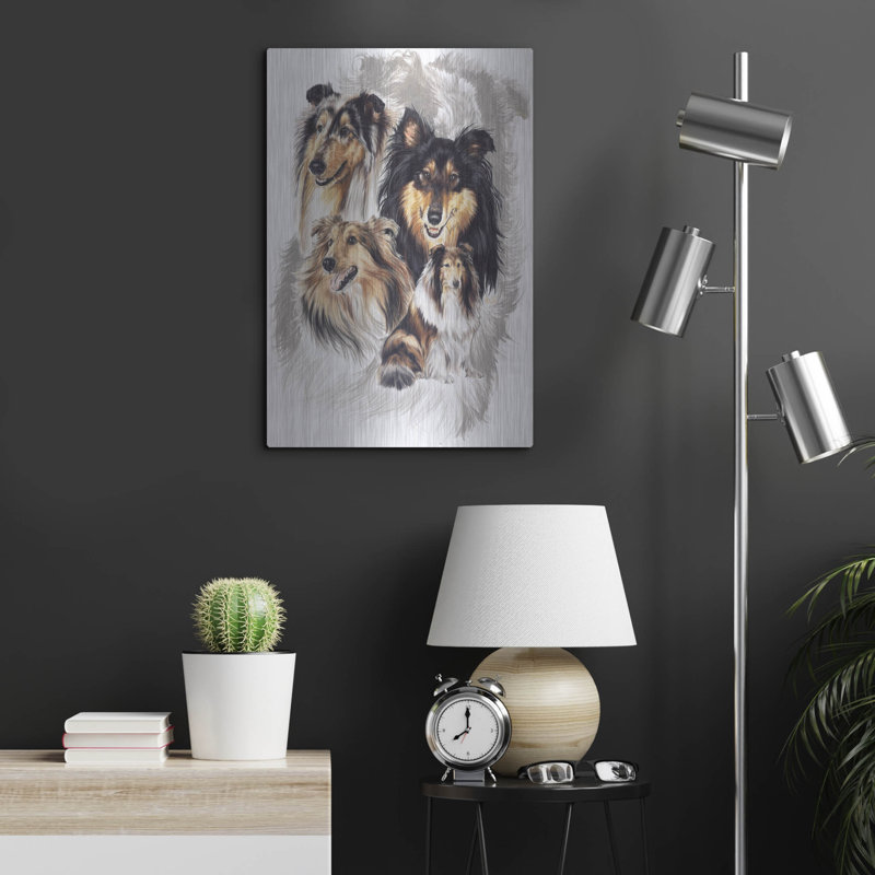 " Collie " by Barbara Keith, 24" H x 16" W