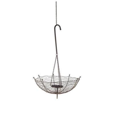 39" Black Woven Metal Lantern Candle Holder