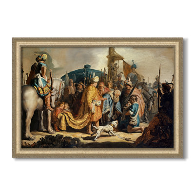 David avec la tête de Goliath devant Saul, pour Rembrandt, 1627 - Rembrandt van Rijn - Toile encadrée sur mesure