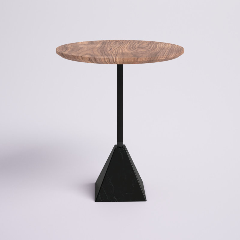Raasch Solid Wood Top End Table