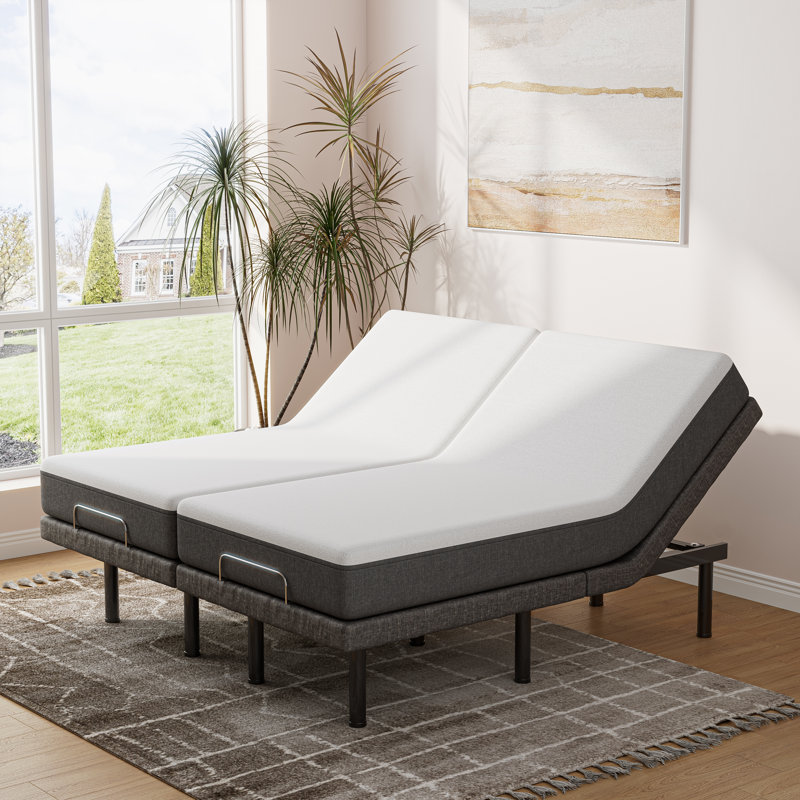 Lit réglable Kira Zero Gravity avec télécommande sans fil, Très grand séparé