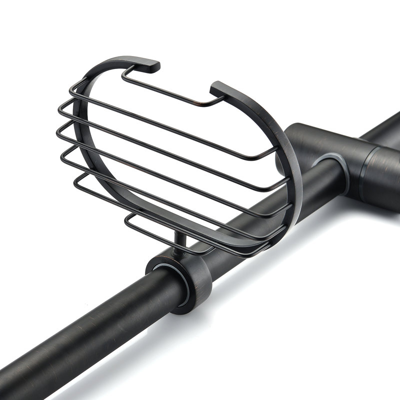 Paire de douchette et pomme de douche à main - Simule l'odeur de pluie naturelle, le ruissellement autonettoyant, l'installation murale, le regard bronze huilé, le cercle fabriqué en acier inoxydable s'envole, coule,