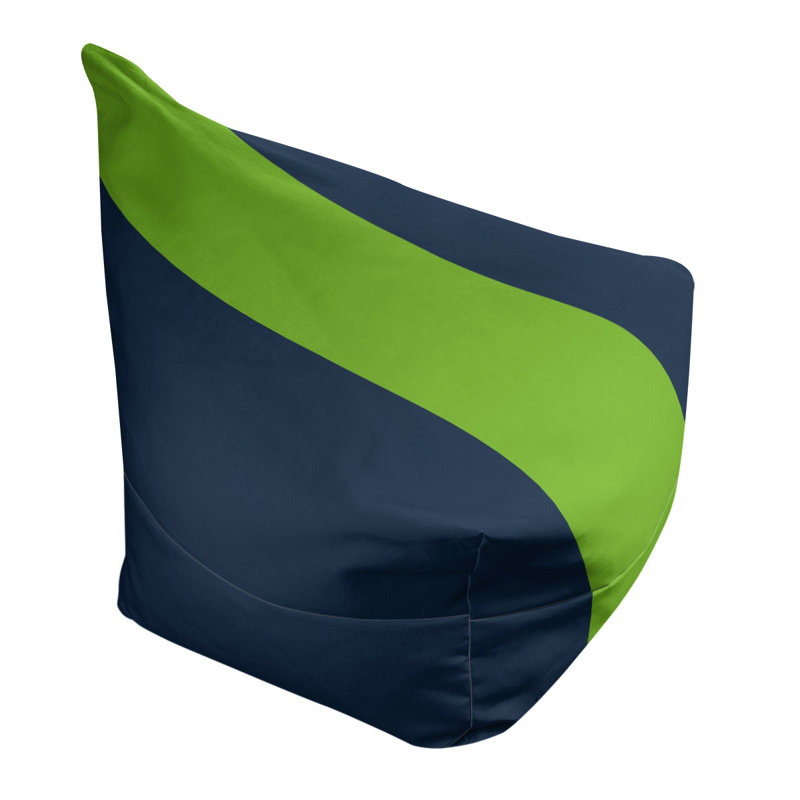Fauteuil à billes Washington, Bleu nuit / vert aurore / bleu lac, 31 po x 38 po x 42 po