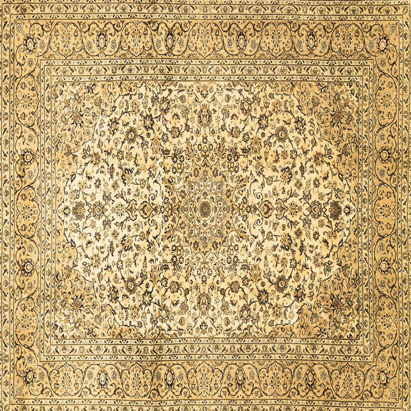 Madelayne Washable Oriental Indoor Rug, Square 3'