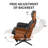 Tufted Swivel Recliner Lounge Chair