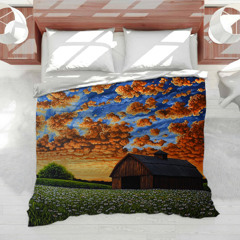 Édredon Barn Bedding Architecture, Édredon simple