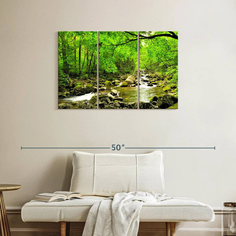 Alvord Smolny Forest Stream, H 24 po x l 38 po