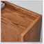 Buffet de couleur noyer, armoire de rangement avec rangement spacieux pour une utilisation polyvalente à la maison, rehausse l'élégance et l'organisation