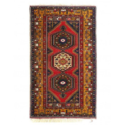 Oriental Area Rug in Red