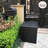 EHHLY Deck Box, 51 Gallon Package Bin Delivery Box for Outside Front Porch, Small Patio Outdoor Storage Boxes Waterproof, UV Resistant Plastic Resin Pool Storage Bins with lids-102731332