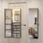 Jewelry Cabinets with Interior Vanity Mirror, Door Hanging/Wall Mounted Jewelry Armoire-921342098