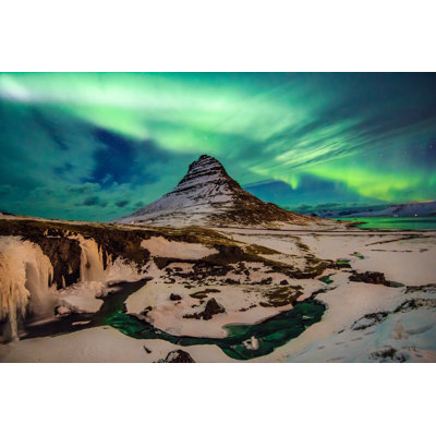 Kirjuffell In Iceland by Nick_Pandevonium - Wrapped Canvas Print