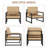 Zindanlari Faux Leather Armchair-246915588