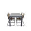 Jayesh 4 - Person Acacia Patio Dining Set with Extendable Rectangular Table