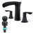 Widespread 2-Handle Bathroom Faucet With Drain Assembly-103567032