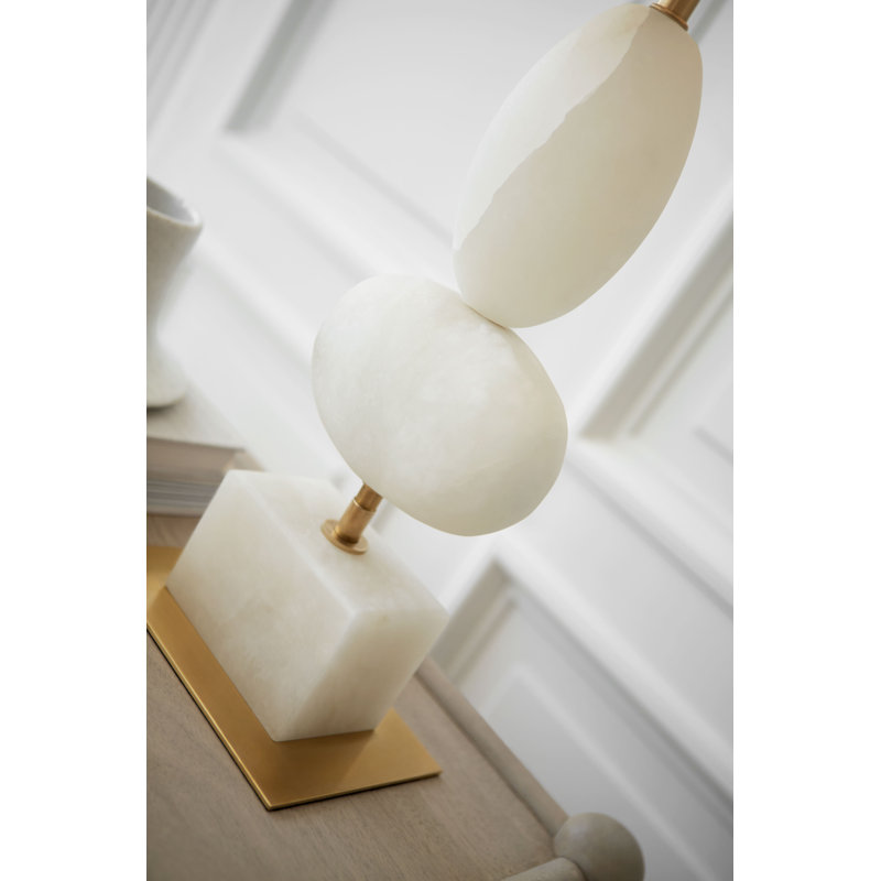 Thomas O'Brien Dani Medium Table Lamp, Alabaster