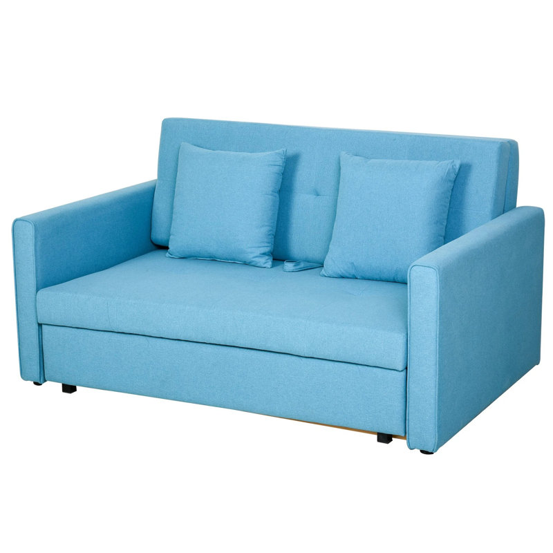 Chaplin 2 Seater Sleeper, Blue