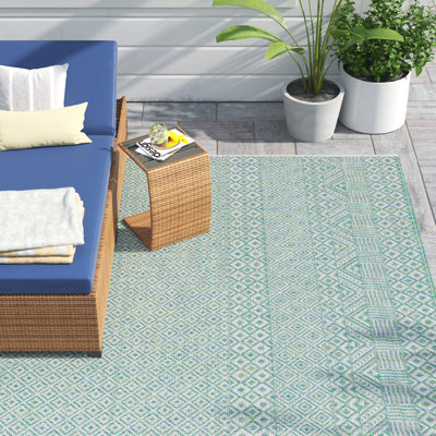 Tapis intérieur / extérieur vert Elio