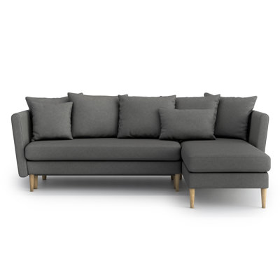 Agosto Universal Reversible Sleeper Corner Sofa Bed