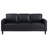 Farallone Black Track Arm Sofa