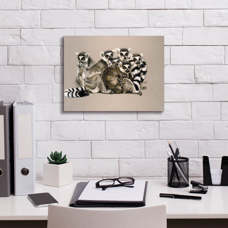 «Odd Man Out On Canvas» par Barbara Keith, reproduction, H 12 po x l 16 po x P 0,75 po