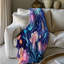 Jeté Mystic Meadow Blooms - 1 pièce Sherpa Blan Premium-1800349044