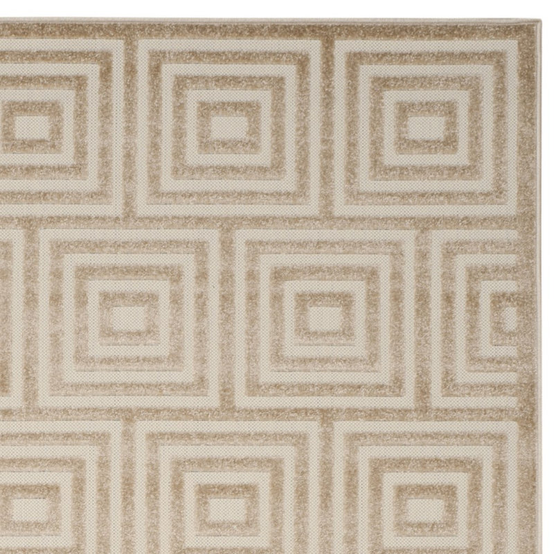Bosco Performance Geometric Rug, Square 6'7"