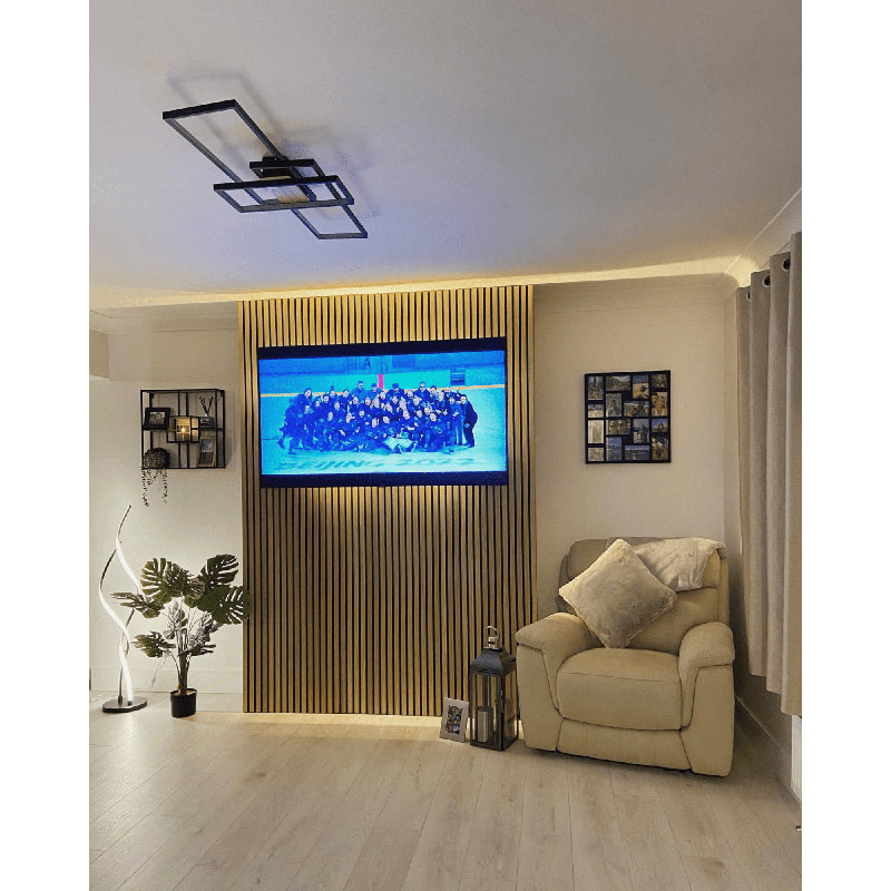 12.19cm x 243.84cm Shiplap Wall Paneling (6-pack), Ivory
