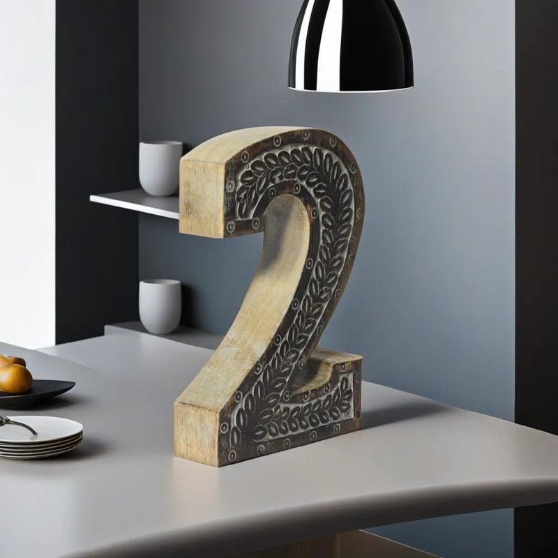Bloc écologique fabriqué à la main Alaiah, 2, Gris