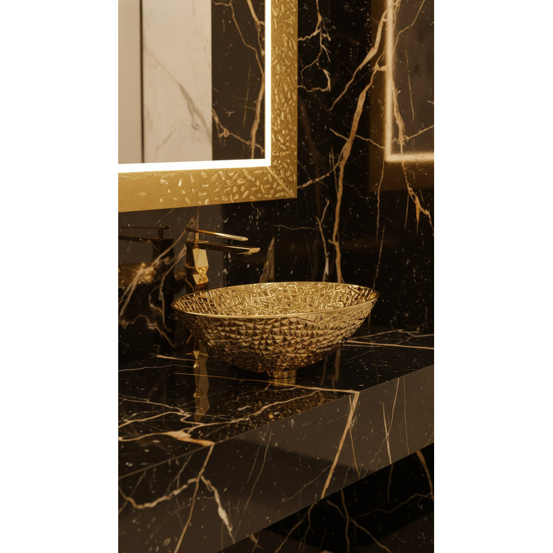 Ikon Single-handle Bathroom Faucet, Polished Gold
