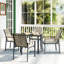 Steel Patio Dining Set Table,