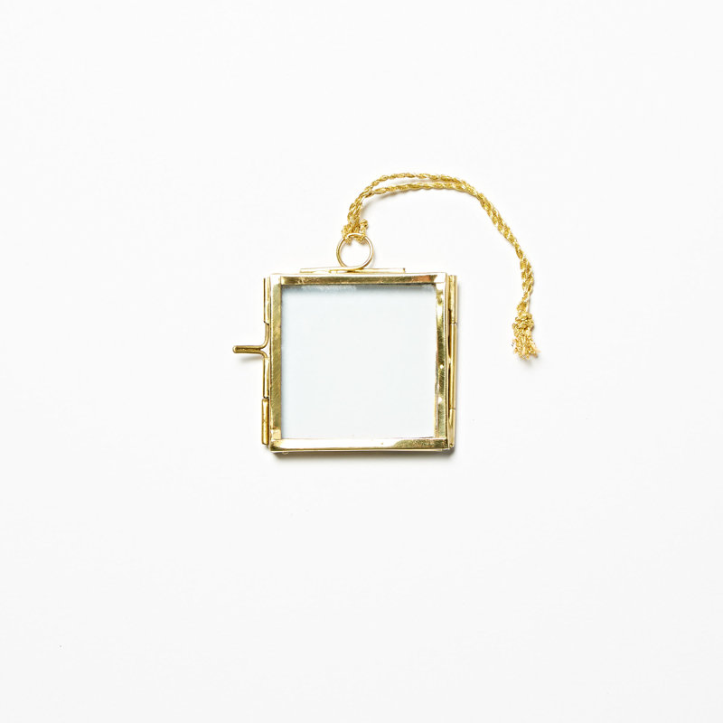 Single Picture Frame Metal Picture Frame, 6cm x 5.5cm, Gold