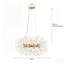 Geetika Firework Crystal Sputnik Chandelier Dimmable Round Pendant-605996235-605996238