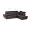 CAPRI Genuine Leather Corner Sofa with Pull-Out Bed and Storage and Adjustable Headrests-726785390-726785396