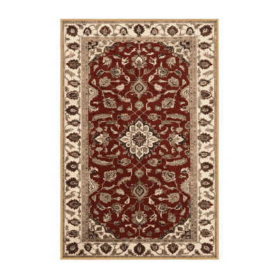 Machine Washable Persian Brown Area Rug