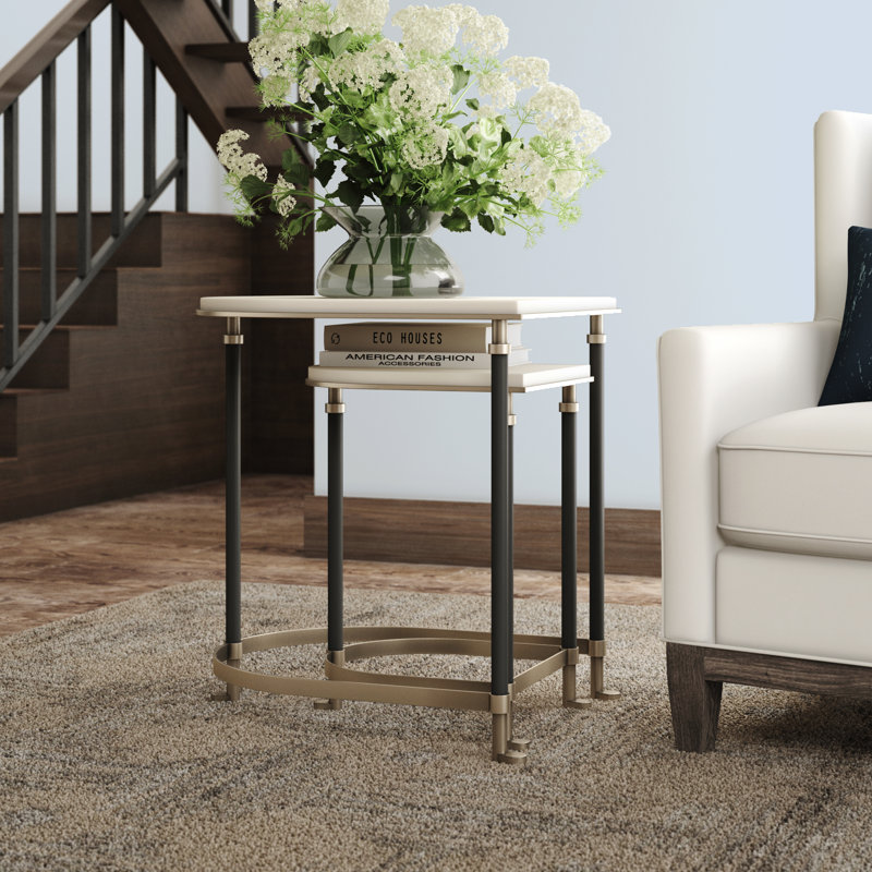 Composition Nesting End Table