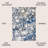 Strausstown Marbled Abstract Dark Gray/Blue Rug-866600636