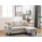 Gouvernour L Shaped Sectional Sofa Chaise with USB Charger & Pillows-113065658-113065653-113065655