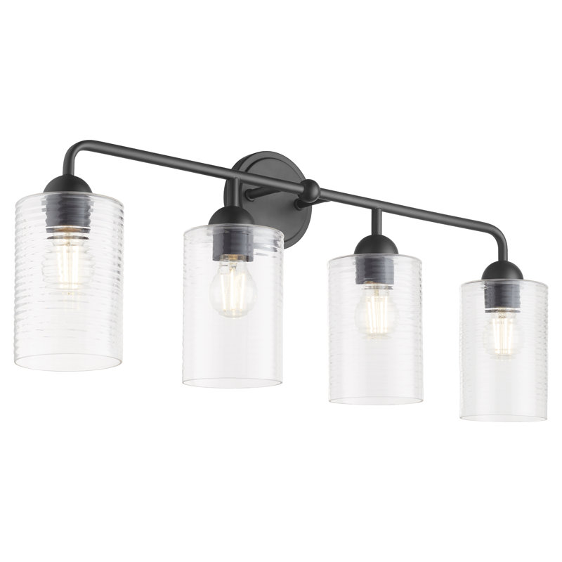 CHARLOTTE 4 Light Vanity, Matte Black