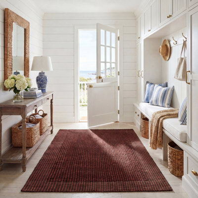 Tapis en jute / sisal tissé à plat à la main Chester