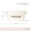 Bassine galvanisée "cheers" Farmhouse