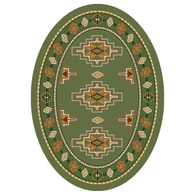 Tapis péridot Alminus Signature Star
