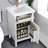 20" Bathroom Vanity With Sink, Solid Wood Legs,tilt-out Drawer,freestanding Cabinet For Small Bathroom-365983466