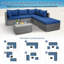 Ensemble de canapé modulaire en rotin 6 pièces Ebern Designs