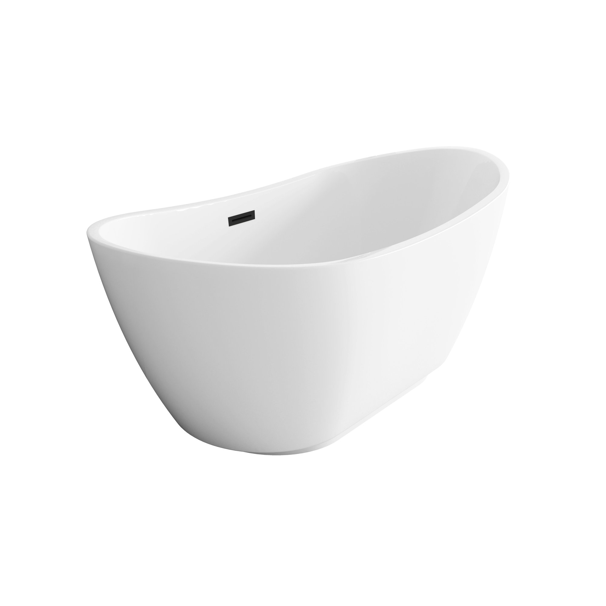 Labrusca 67'' Soaking Bathtub, Matte Black