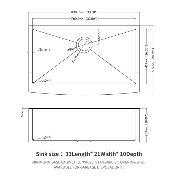 Dimensions du produit