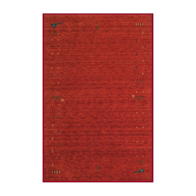 Tapis de zone rouge contemporaine